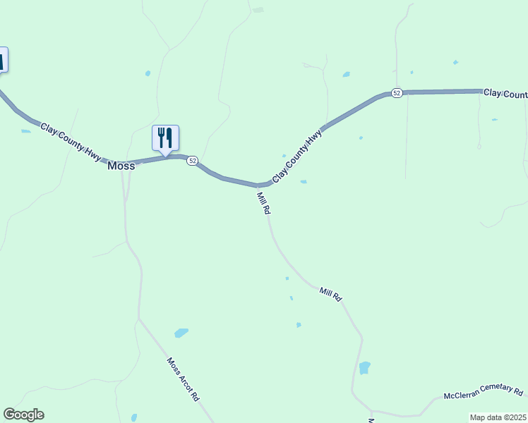 map of restaurants, bars, coffee shops, grocery stores, and more near 1022-1374 Mill Road in Clay