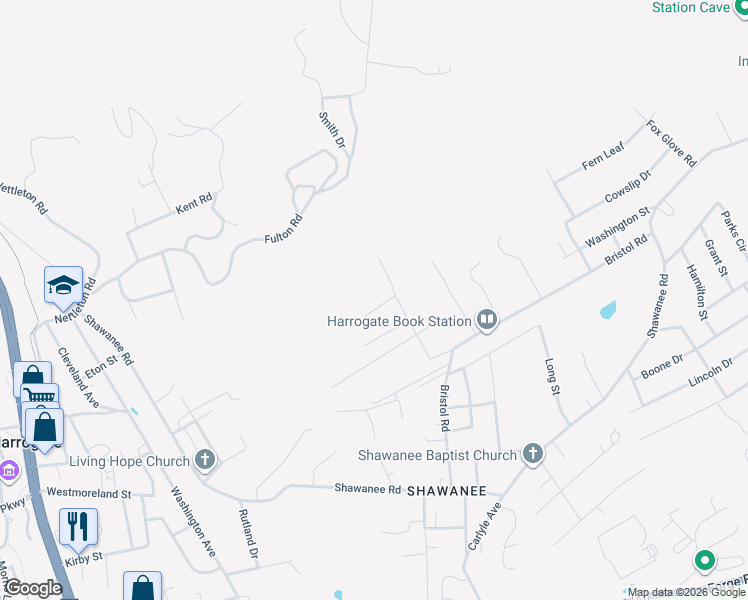 map of restaurants, bars, coffee shops, grocery stores, and more near 118 Albert Street in Harrogate