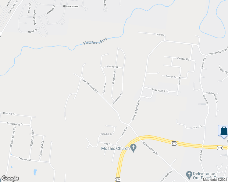 map of restaurants, bars, coffee shops, grocery stores, and more near 1205 Morstead Drive in Clarksville