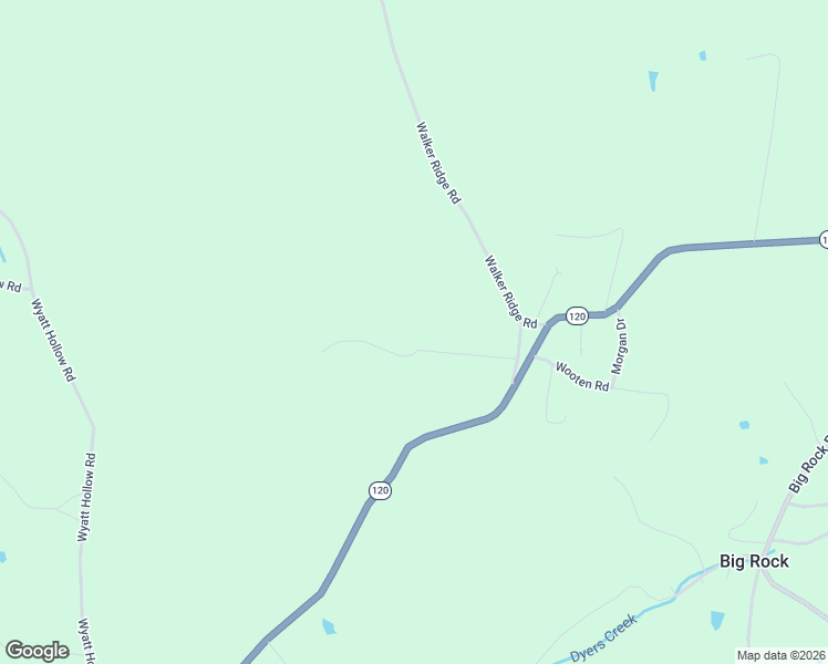 map of restaurants, bars, coffee shops, grocery stores, and more near 112 Old Lafayette Road in Big Rock