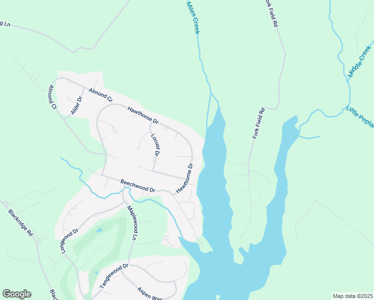 map of restaurants, bars, coffee shops, grocery stores, and more near 828 Hawthorne Drive in Bracey