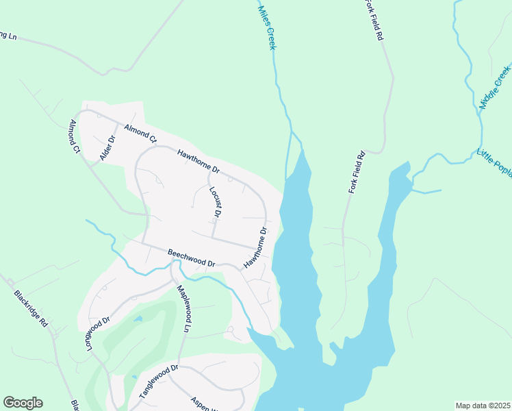 map of restaurants, bars, coffee shops, grocery stores, and more near 816 Hawthorne Drive in Bracey