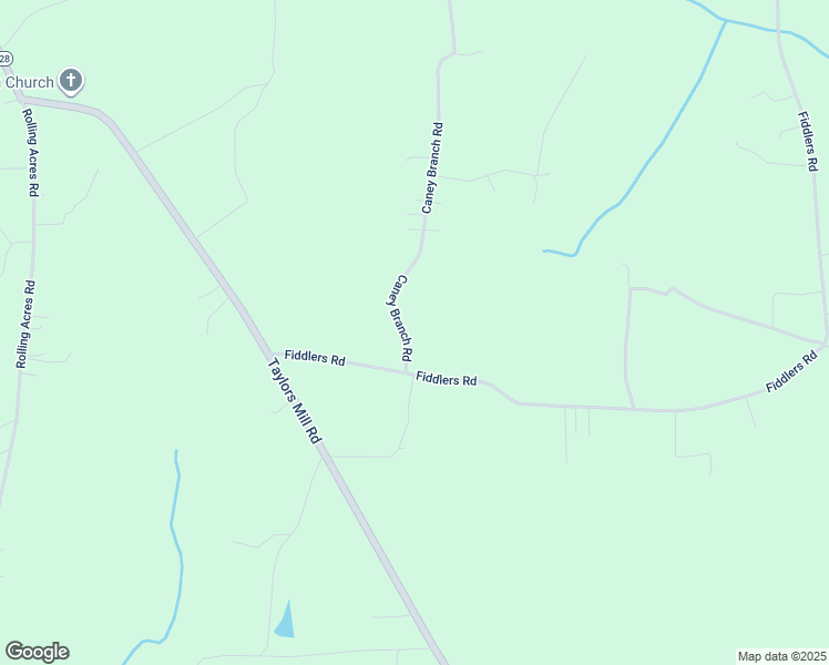 map of restaurants, bars, coffee shops, grocery stores, and more near 103 Caney Branch Road in Emporia