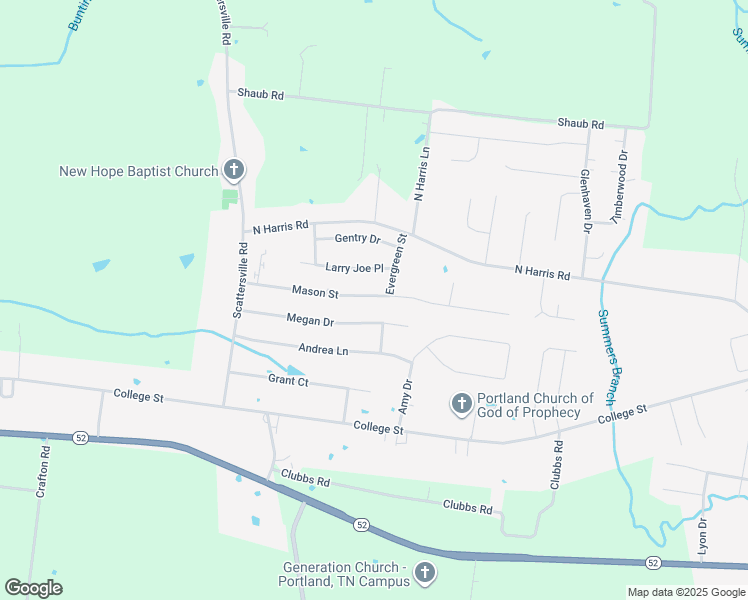 map of restaurants, bars, coffee shops, grocery stores, and more near 130 Megan Drive in Portland