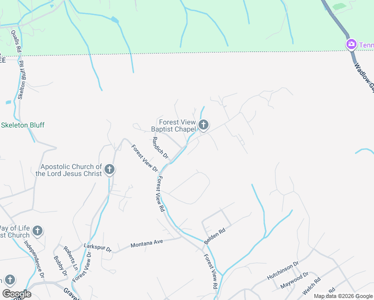 map of restaurants, bars, coffee shops, grocery stores, and more near 3233 Forest View Road in Kingsport