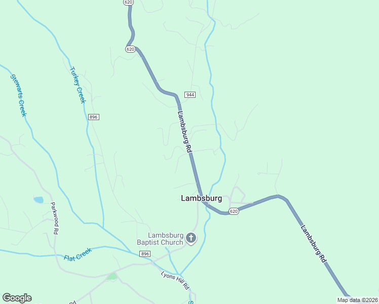 map of restaurants, bars, coffee shops, grocery stores, and more near Lambsburg Road in Lambsburg