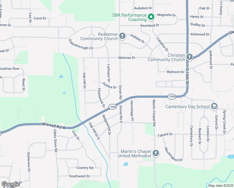 map of restaurants, bars, coffee shops, grocery stores, and more near 1403-1499 Doran Road in Murray