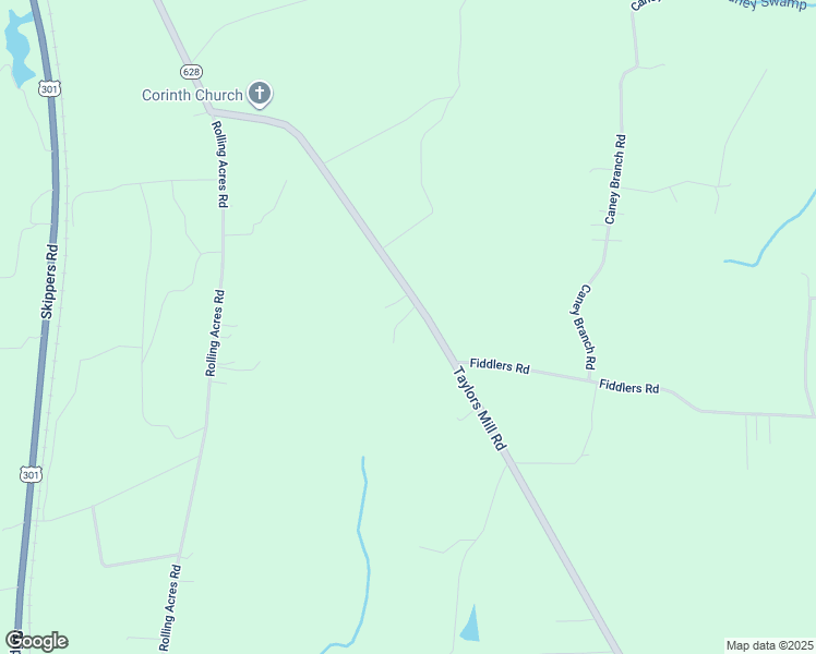 map of restaurants, bars, coffee shops, grocery stores, and more near 633 Taylors Mill Road in Emporia