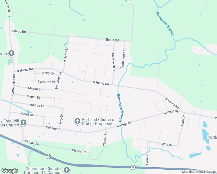 map of restaurants, bars, coffee shops, grocery stores, and more near 324 North Harris Road in Portland