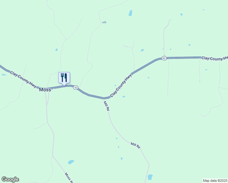 map of restaurants, bars, coffee shops, grocery stores, and more near 6958 Clay County Hwy in Celina
