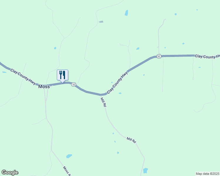 map of restaurants, bars, coffee shops, grocery stores, and more near 6958 Clay County Highway in Celina