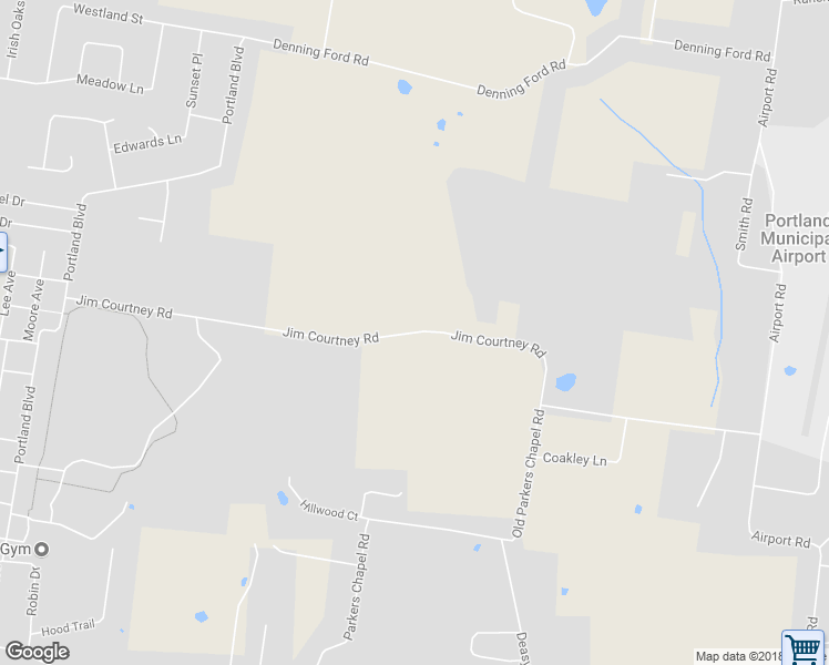 map of restaurants, bars, coffee shops, grocery stores, and more near 254 Jim Courtney Road in Portland