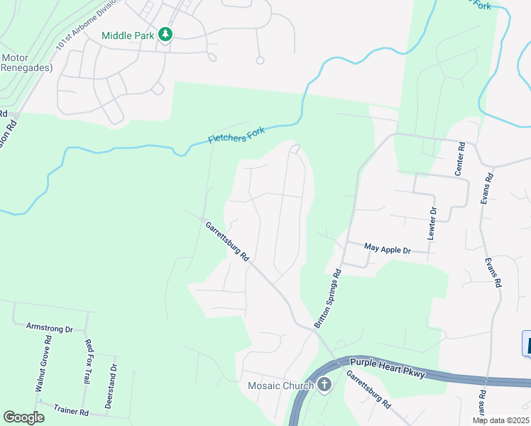 map of restaurants, bars, coffee shops, grocery stores, and more near 1353 Sussex Drive in Clarksville