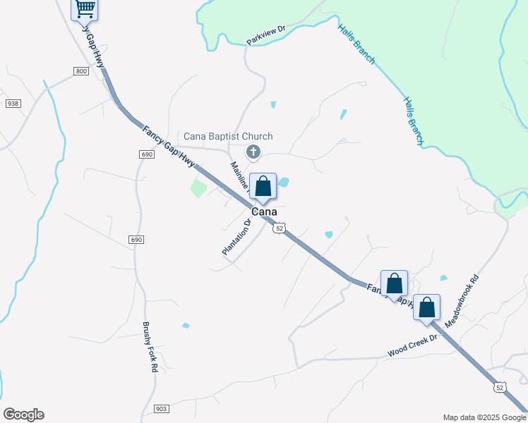 map of restaurants, bars, coffee shops, grocery stores, and more near in Cana
