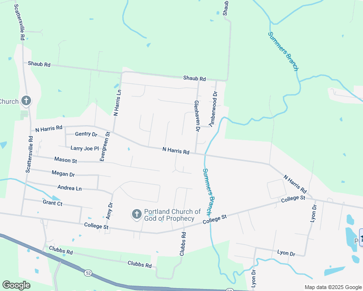 map of restaurants, bars, coffee shops, grocery stores, and more near 324 North Harris Road in Portland