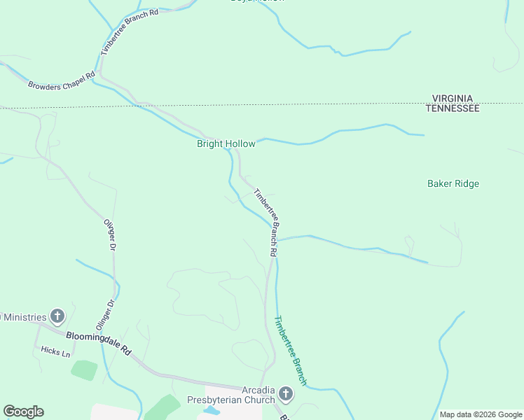 map of restaurants, bars, coffee shops, grocery stores, and more near 381 Timbertree Branch Road in Kingsport