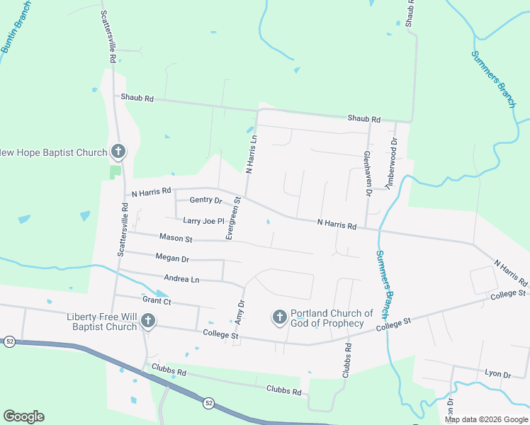 map of restaurants, bars, coffee shops, grocery stores, and more near 367 North Harris Road in Portland
