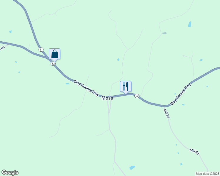 map of restaurants, bars, coffee shops, grocery stores, and more near 63 Rogers Rd in Moss