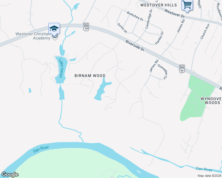map of restaurants, bars, coffee shops, grocery stores, and more near 48 Old Farm Road in Danville