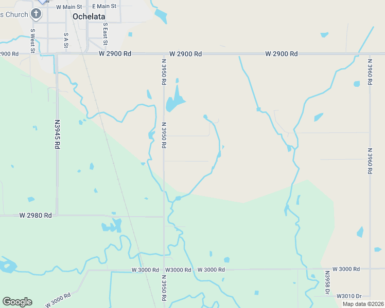 map of restaurants, bars, coffee shops, grocery stores, and more near 395120 West 2950 Drive in Ochelata