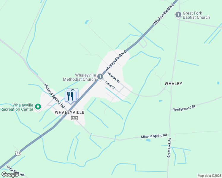 map of restaurants, bars, coffee shops, grocery stores, and more near 138 Lane Street in Suffolk