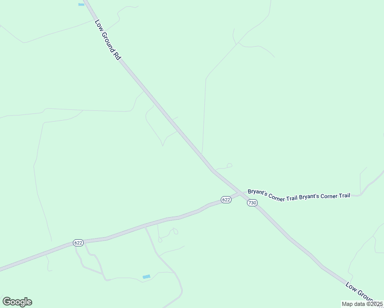 map of restaurants, bars, coffee shops, grocery stores, and more near 9455 Low Ground Road in Emporia