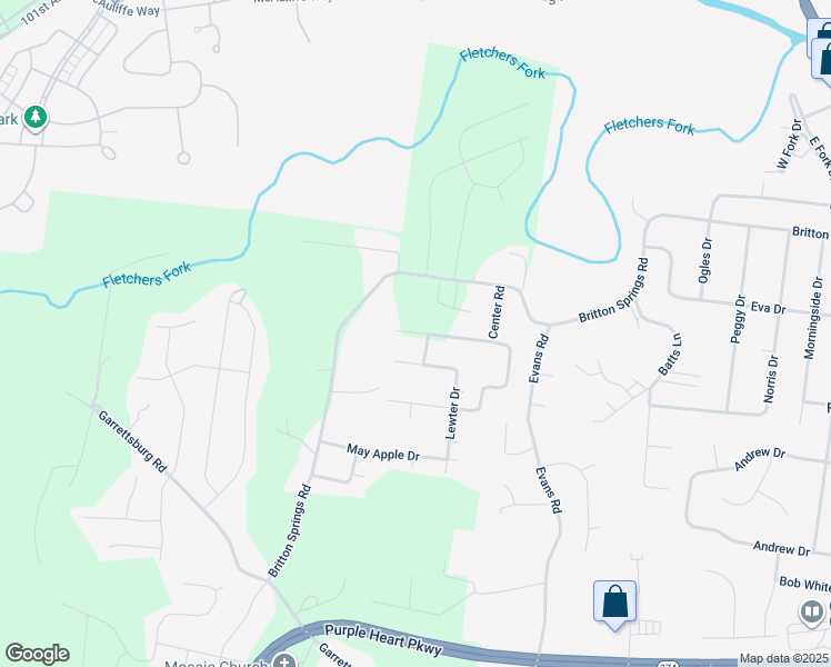 map of restaurants, bars, coffee shops, grocery stores, and more near 934 Center Road in Clarksville