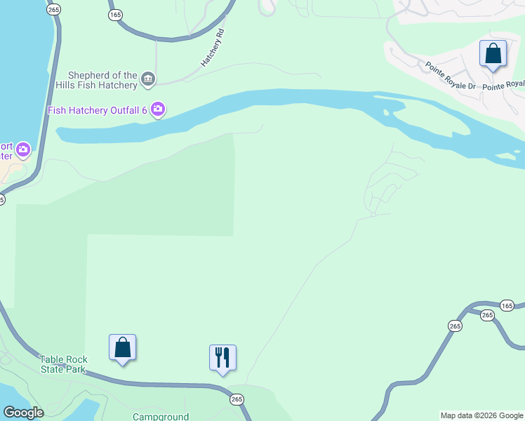 map of restaurants, bars, coffee shops, grocery stores, and more near in Branson