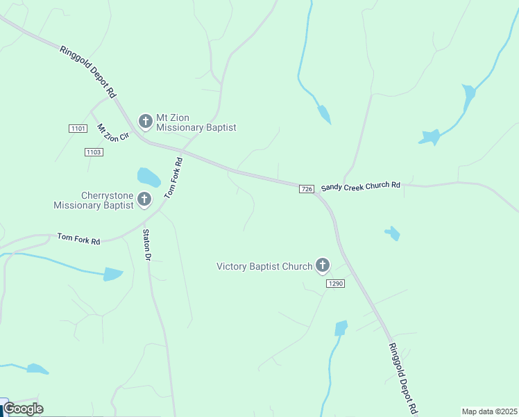 map of restaurants, bars, coffee shops, grocery stores, and more near 155 Oliver Drive in Ringgold