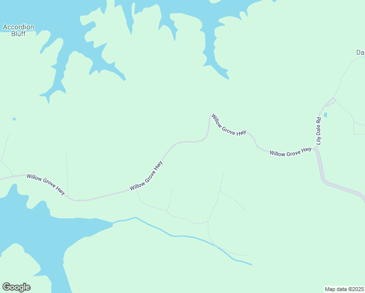 map of restaurants, bars, coffee shops, grocery stores, and more near 9465 Willow Grove Highway in Allons