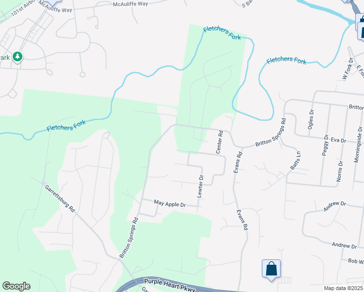 map of restaurants, bars, coffee shops, grocery stores, and more near 934 Center Road in Clarksville