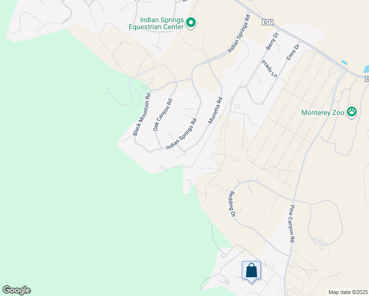 map of restaurants, bars, coffee shops, grocery stores, and more near 22663 Indian Springs Road in Salinas