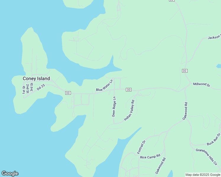 map of restaurants, bars, coffee shops, grocery stores, and more near 7859 State Highway DD in Branson West