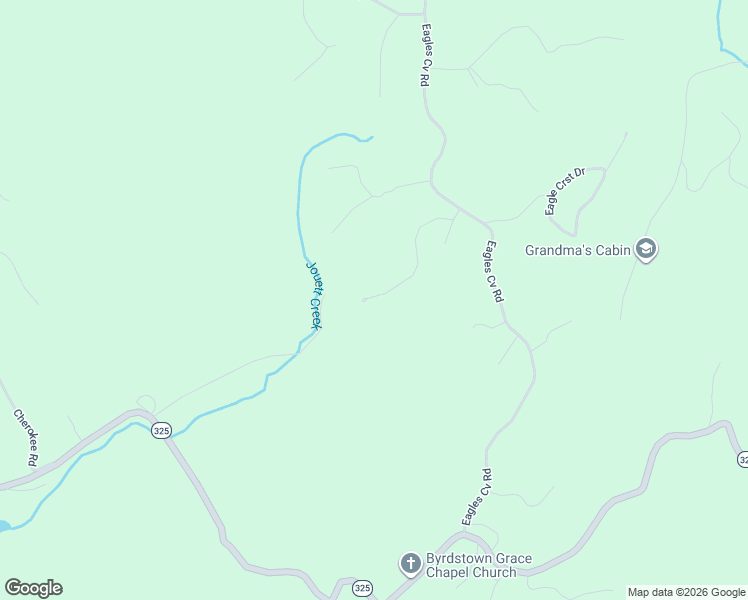 map of restaurants, bars, coffee shops, grocery stores, and more near 165 Kangaroo Ridge Road in Byrdstown