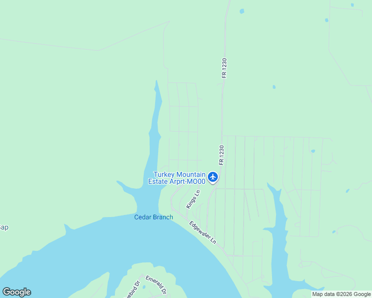 map of restaurants, bars, coffee shops, grocery stores, and more near Maple in Shell Knob