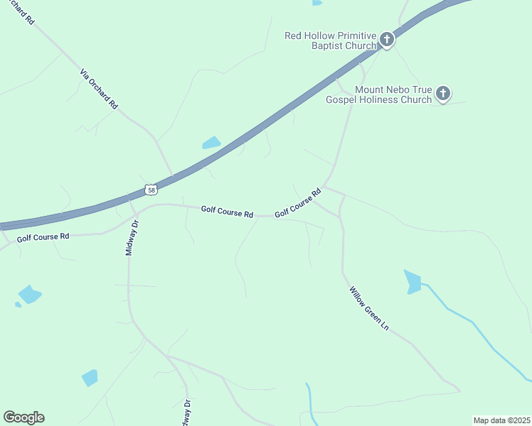 map of restaurants, bars, coffee shops, grocery stores, and more near Golf Course Road in Stuart