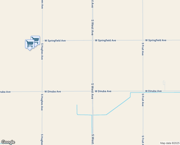 map of restaurants, bars, coffee shops, grocery stores, and more near 9785 South West Avenue in Fresno