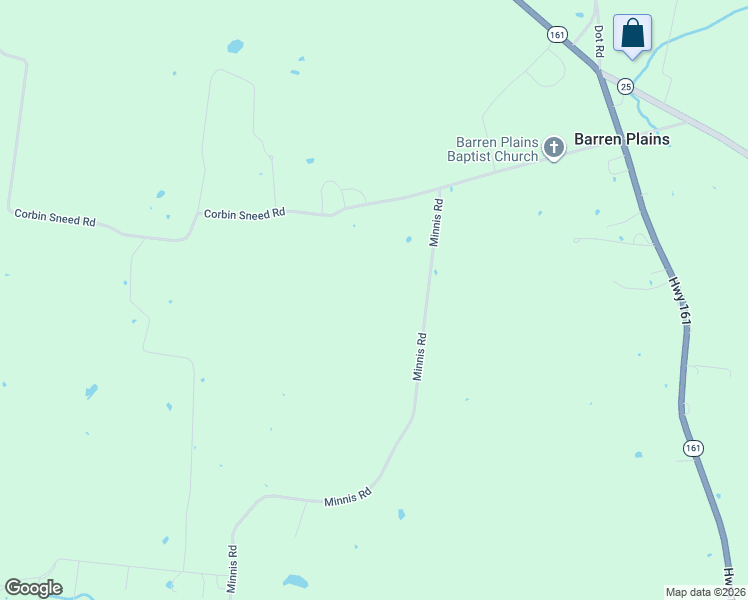 map of restaurants, bars, coffee shops, grocery stores, and more near 5710 Minnis Road in Springfield