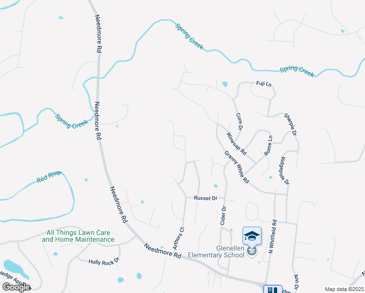 map of restaurants, bars, coffee shops, grocery stores, and more near 2901 Lancelot Lane in Clarksville