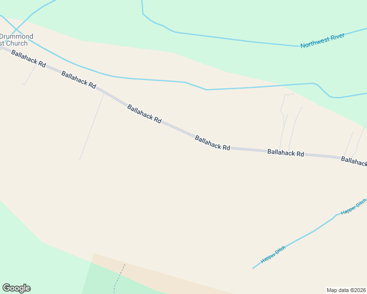 map of restaurants, bars, coffee shops, grocery stores, and more near 3409 Ballahack Road in Chesapeake