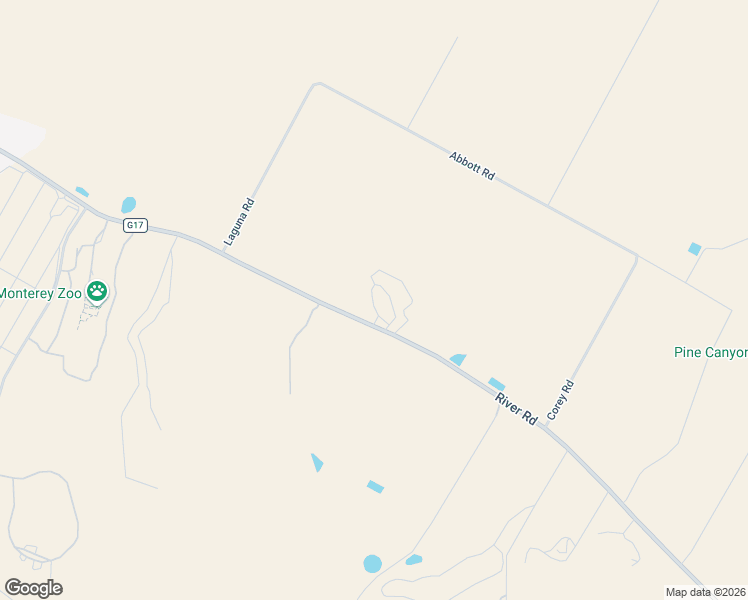 map of restaurants, bars, coffee shops, grocery stores, and more near 505 River Road in Salinas