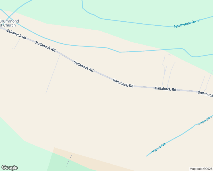 map of restaurants, bars, coffee shops, grocery stores, and more near 3409 Ballahack Road in Chesapeake