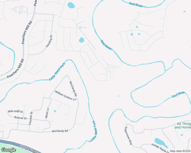 map of restaurants, bars, coffee shops, grocery stores, and more near 2314 Allen Griffey Road in Clarksville