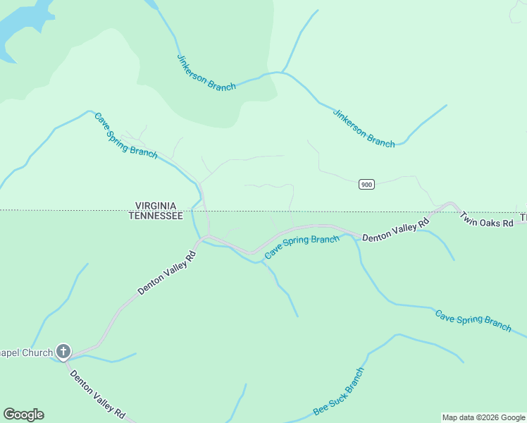 map of restaurants, bars, coffee shops, grocery stores, and more near 2485 Denton Valley Road in Bristol