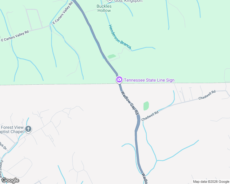map of restaurants, bars, coffee shops, grocery stores, and more near 649 Wadlow Gap Road in Kingsport