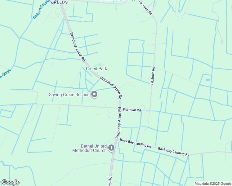 map of restaurants, bars, coffee shops, grocery stores, and more near 513 Princess Anne Road in Virginia Beach