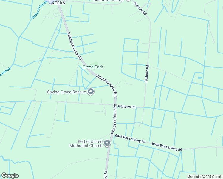 map of restaurants, bars, coffee shops, grocery stores, and more near 513 Princess Anne Road in Virginia Beach