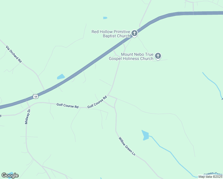 map of restaurants, bars, coffee shops, grocery stores, and more near 3300-3374 Golf Course Road in Spencer