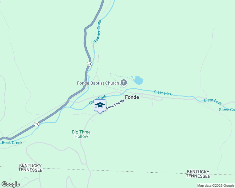 map of restaurants, bars, coffee shops, grocery stores, and more near 358 Highway 535 in Frakes