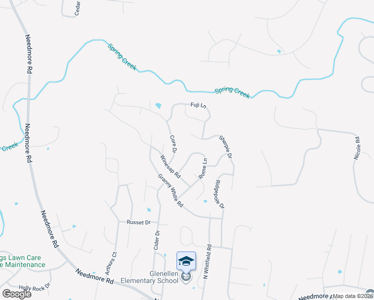 map of restaurants, bars, coffee shops, grocery stores, and more near 2932 Core Drive in Clarksville